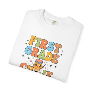 First Grade Shirt Soft Cotton Kids Tee Fun School Year Classroom Wear Back to School