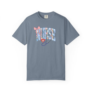Floral Nurse Shirt, Girly Nurse Tee, RN LPN Shirt,  NICU ER Shirt,  School Nurse, New Nurse Gift