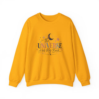 The Universe Has My Back Sweatshirt, Celestial Motivational Crewneck Gift