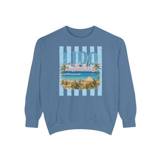 Beach Vibes Sweatshirt — Hido Beach Vintage Coastal Graphic