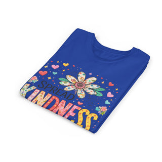 Spread Kindness Girls T-Shirt – Cute Floral Positive Kids Tee