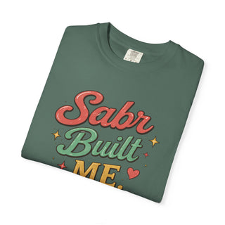 Sabr Built Me Shirt Inspirational Faith Gift Motivational Retro Graphic Tee