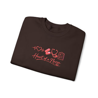 Heart of a Nurse Sweatshirt, Nurse Life Crewneck, RN Gift for Healthcare Workers