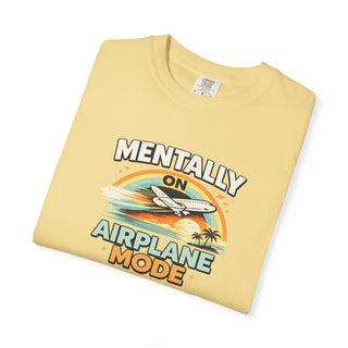 Airplane Shirt, Mentally on Airplane Mode Travel Shirt for Aviation Lovers