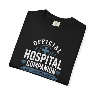 Official Hospital Companion Tee | New Dad Labor Delivery Shirt | Est 2026 Father Gift