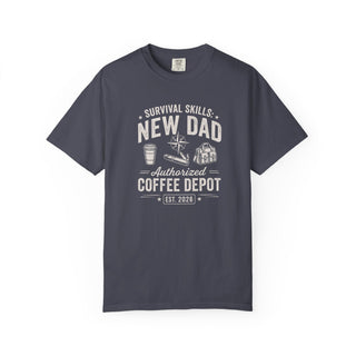 New Dad Survival Skills Tee | Authorized Coffee Depot Shirt (Est. 2026)