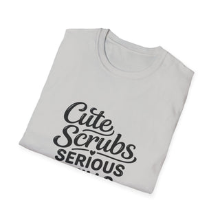 Cute Scrubs Serious Skills Shirt, Funny Nurse Tee, Healthcare Worker Gift