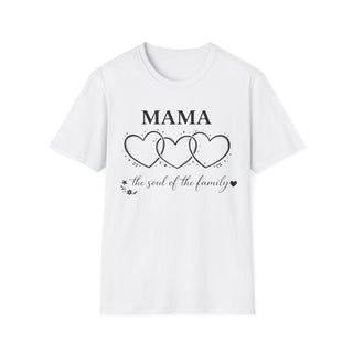 MAMA The Soul of the Family Shirt Cute Heart Design Gift