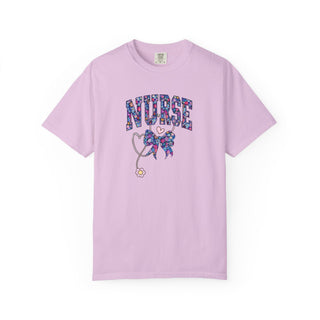 Floral Nurse Shirt Girly Nurse Tee RN LPN Shirt Stethoscope Nurse Shirt NICU ER Shirt School Nurse Shirt New Nurse Gift