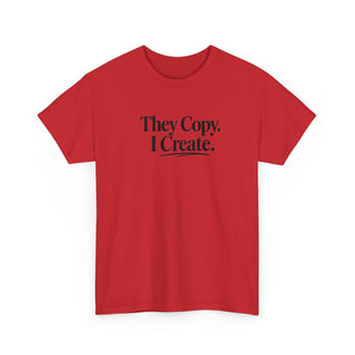 Entrepreneur Graphic Tee – Bold They Copy I Create Statement Shirt