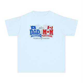 Dad & Mom July 1 Youth Shirt | Somalia Day & Canada Day Tee