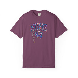 Floral Nurse Shirt Girly Nurse Tee RN LPN Shirt Stethoscope Nurse Shirt NICU ER Shirt School Nurse Shirt New Nurse Gift