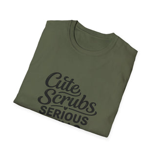 Cute Scrubs Serious Skills Shirt, Funny Nurse Tee, Healthcare Worker Gift
