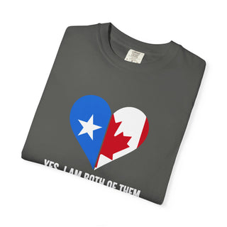 Yes I Am Both of Them Shirt, Somali Canadian Pride T-Shirt, Somalia Canada Heritage Tee, Dual Citizenship Gift, Cultural Identity Shirt, Unisex Adult Tee