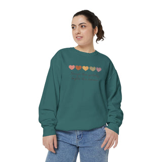Stronger Than Yesterday Brighter Than Tomorrow Motivational Affirmation Sweatshirt