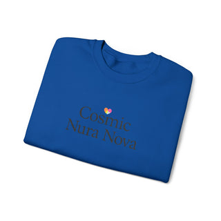 Cosmic Nura Nova Crewneck Sweatshirt, Minimal Aesthetic Graphic Pullover