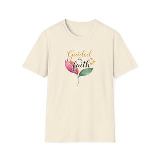 Guided by Faith Floral Sweatshirt, Inspirational Spiritual Shirt for Women Gift