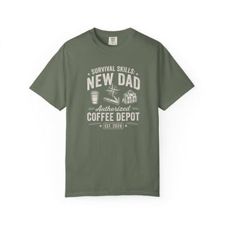 New Dad Survival Skills Tee | Authorized Coffee Depot Shirt (Est. 2026)