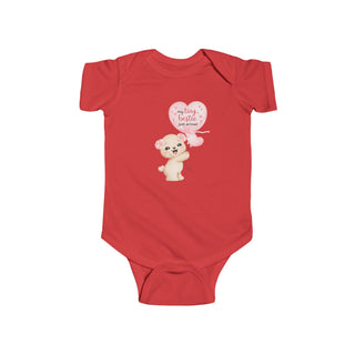 My Tiny Bestie Just Arrived Cute Baby Girl Teddy Bear Design