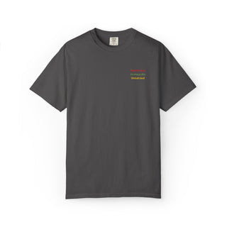 Unbothered Unstoppable Unmatched Embroidered Minimalist Tee