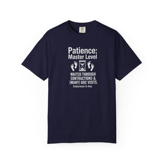 Patience Master Level Shirt | New Dad Labor Contractions Tee (Est 2026)