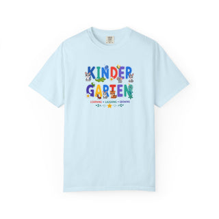 Kindergarten Shirt, Cute Animal Letter Tee, Learning Laughing Growing, First Day of Kindergarten Shirt, Back to School Kids Outfit