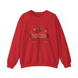 The Universe Has My Back Sweatshirt, Celestial Motivational Crewneck Gift