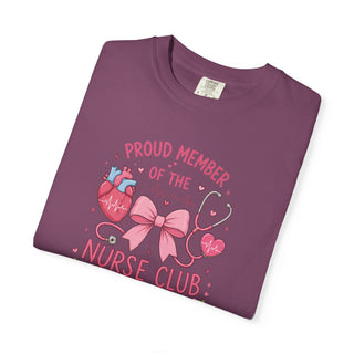 Cardiac Nurse Shirt Proud Member of the Nurse Club Tee Cardiac Nurse Gift RN LPN Heart Nurse Shirt Nurse Appreciation Gift