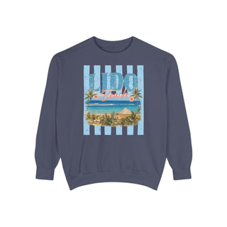 Beach Vibes Sweatshirt — Hido Beach Vintage Coastal Graphic