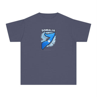 Somalia Map Youth Shirt, Somali Pride Kids Tee, Somalia Flag Outline T-Shirt, Heritage Gift for Boys Girls, Patriotic Somalia Youth Tee
