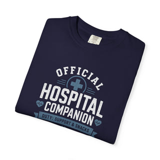 Official Hospital Companion Tee | New Dad Labor Delivery Shirt | Est 2026 Father Gift