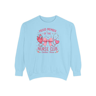 Proud Member of the Nurse Club Cardiac Nurse Sweatshirt Cardiac RN Gift Nurse Appreciation Gift Healthcare Worker Medical Professional Top