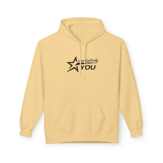 Unapologetically You Hoodie Inspiring Star Design Gift Pullover