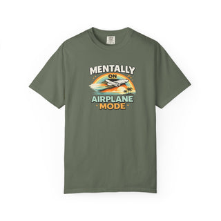 Airplane Mode Shirt Vintage Sunset Aviation Graphic Tee Unisex Travel Gift