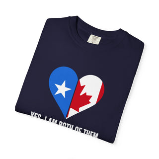 Yes I Am Both of Them Shirt, Somali Canadian Pride T-Shirt, Somalia Canada Heritage Tee, Dual Citizenship Gift, Cultural Identity Shirt, Unisex Adult Tee