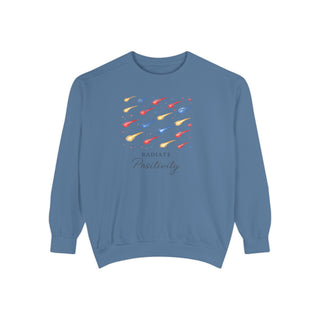 Radiate Positivity Sweatshirt, Inspirational Positive Vibes Crewneck Gift