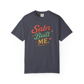 Sabr Built Me Shirt Inspirational Faith Gift Motivational Retro Graphic Tee