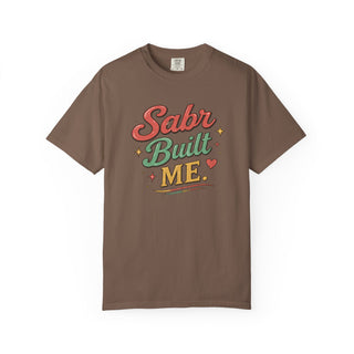 Sabr Built Me Shirt Inspirational Faith Gift Motivational Retro Graphic Tee