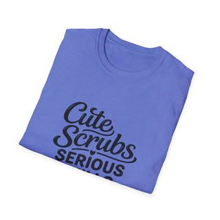 Cute Scrubs Serious Skills Shirt, Funny Nurse Tee, Healthcare Worker Gift
