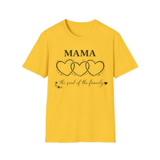 MAMA The Soul of the Family Shirt Cute Heart Design Gift