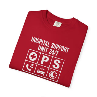 New Dad Hospital Support Unit Tee, First Time Father Labor Delivery Shirt