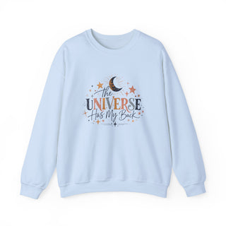 The Universe Has My Back Sweatshirt, Celestial Motivational Crewneck Gift