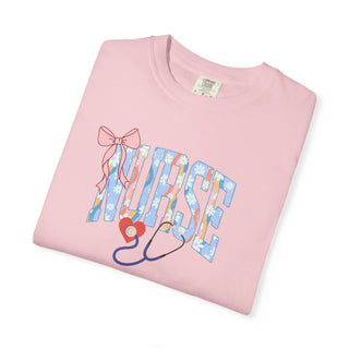 Floral Nurse Shirt, Girly Nurse Tee, RN LPN Shirt,  NICU ER Shirt,  School Nurse, New Nurse Gift