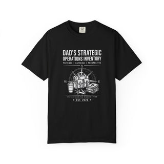 Dad's Strategic Operations Inventory Shirt, First Time Father Gift, Daddy Est 2026 Tee