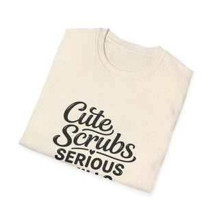 Cute Scrubs Serious Skills Shirt, Funny Nurse Tee, Healthcare Worker Gift