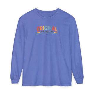 Original Since Day One Long Sleeve Tee – Birthday Gift Idea, Retro Style Shirt, Funny Unique Present