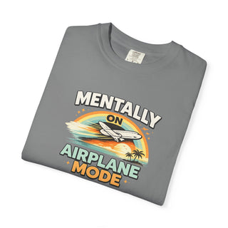 Airplane Shirt, Mentally on Airplane Mode Travel Shirt for Aviation Lovers
