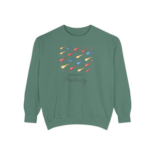 Radiate Positivity Sweatshirt, Inspirational Positive Vibes Crewneck Gift