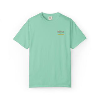 Unbothered Unstoppable Unmatched Embroidered Minimalist Tee