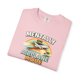 Airplane Shirt, Mentally on Airplane Mode Travel Shirt for Aviation Lovers